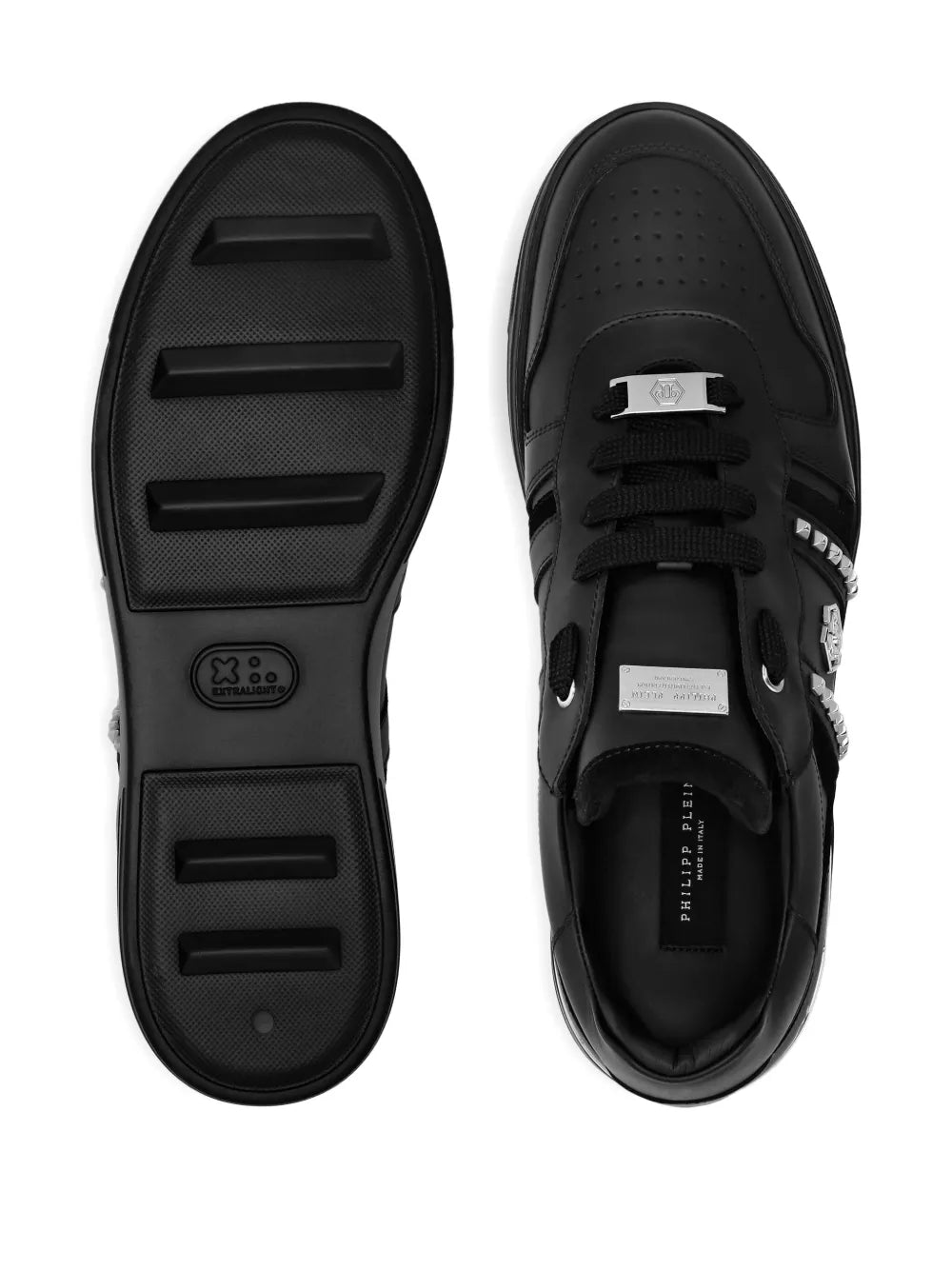 Philipp Plein Stud-Embellished Low-Top Sneakers