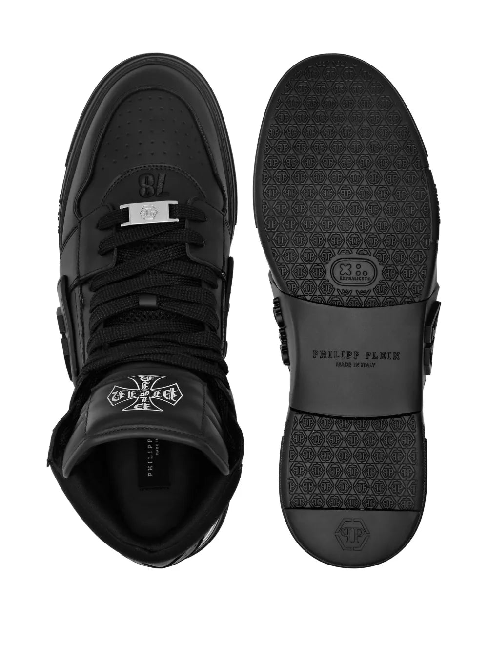 Philipp Plein Hexagon Hi-Top Sneakers