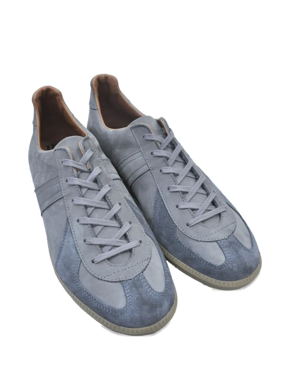 Reproduction Of Found German Military Suede Panelled Lace-Up Sneakers