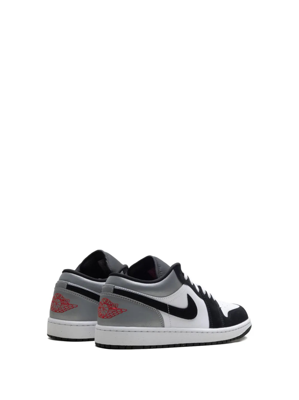 Jordan Jordan 1 Low Se White/Fire Red/Black/Matte Silver Sneakers