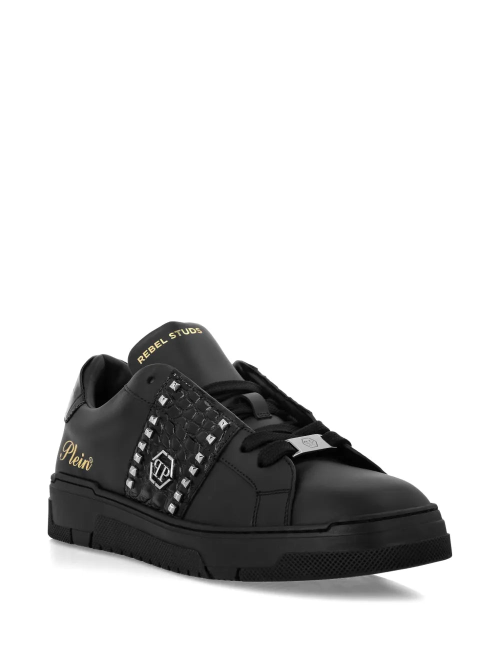 Philipp Plein Stud-Embellished Low Sneakers