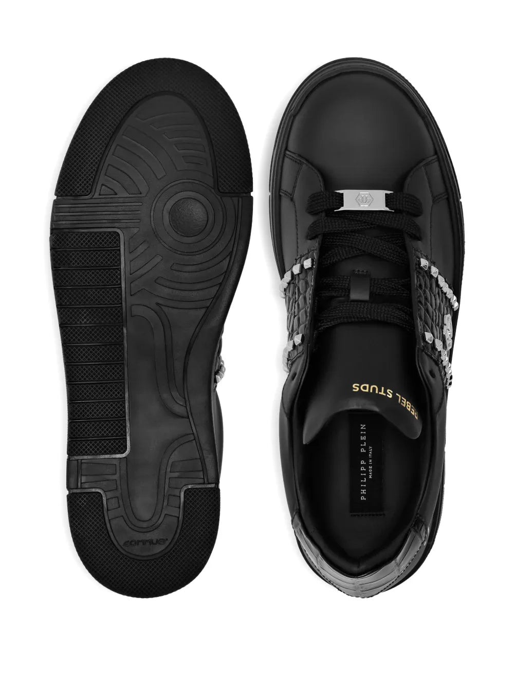 Philipp Plein Stud-Embellished Low Sneakers