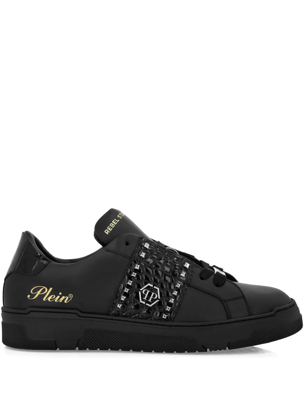 Philipp Plein Stud-Embellished Low Sneakers