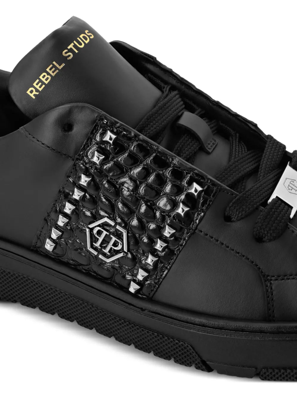 Philipp Plein Stud-Embellished Low Sneakers