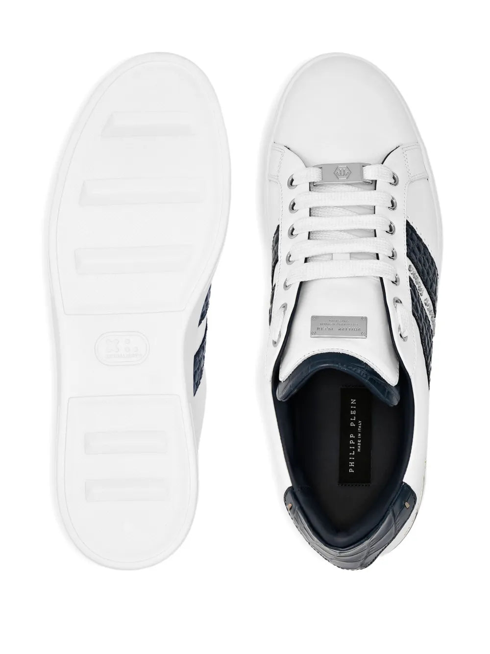 Philipp Plein Leather Platform Sneakers