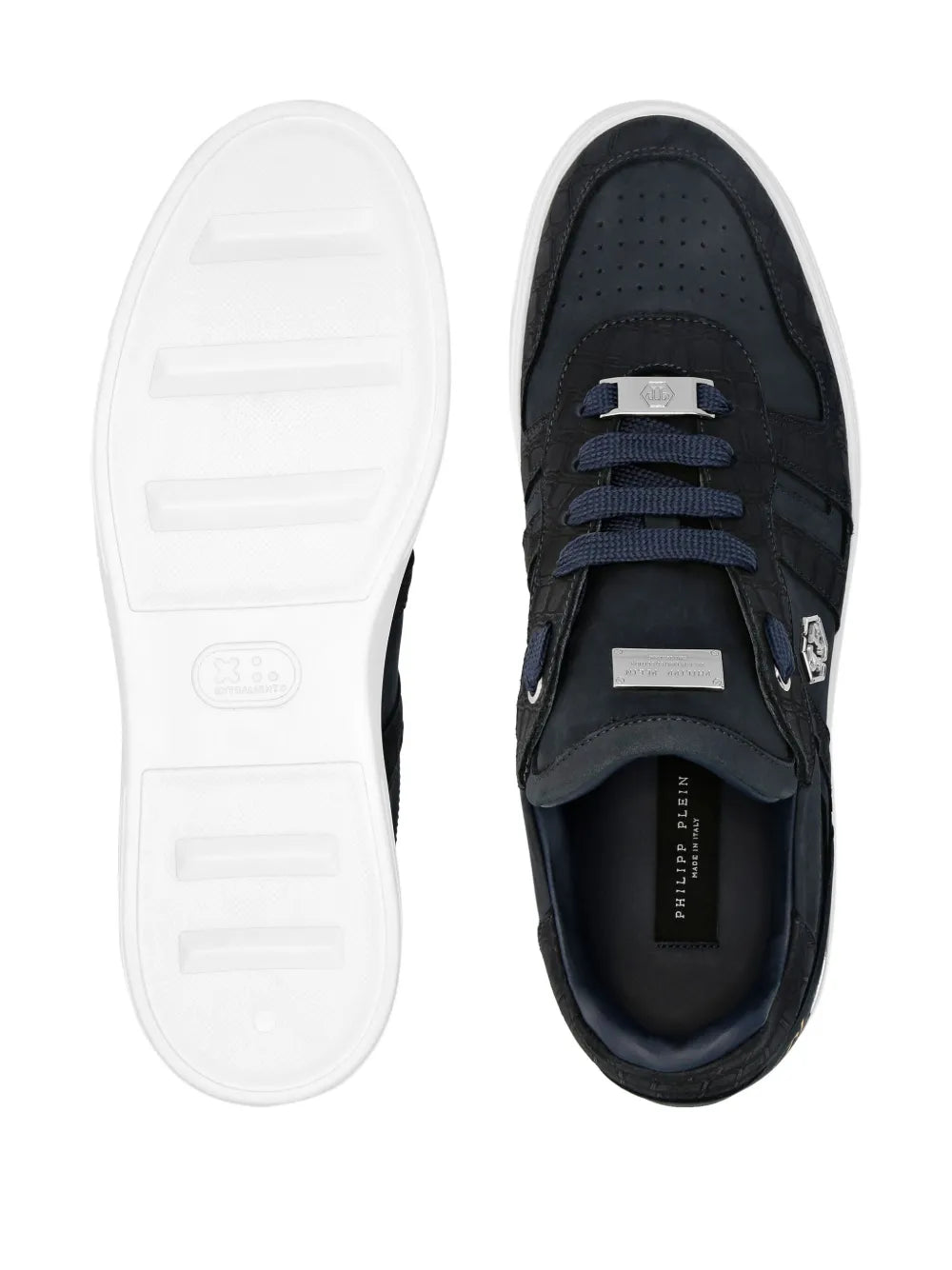 Philipp Plein Lace-Up Low-Top Sneakers