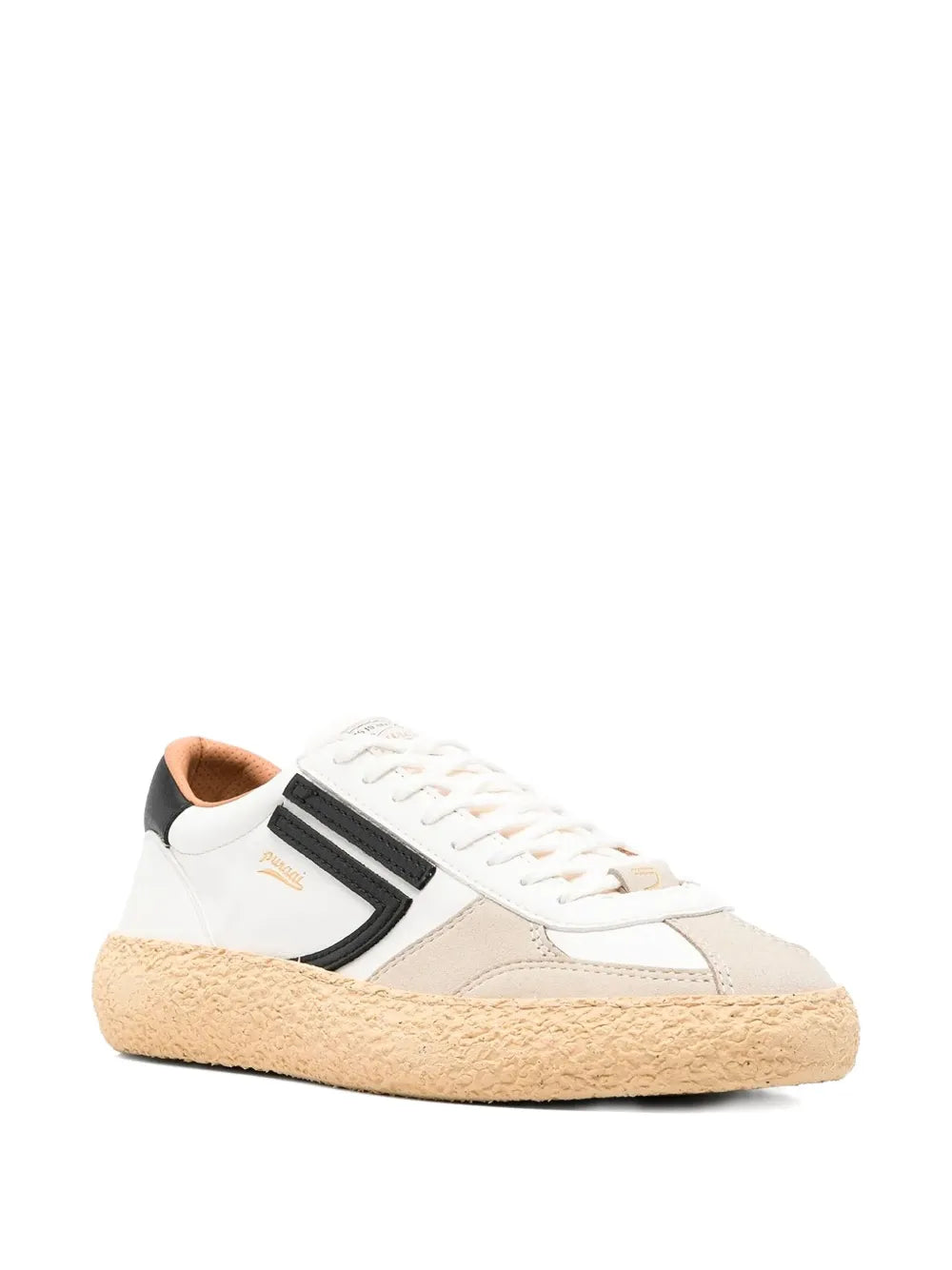 Puraai Cloud Dancer Leather Sneakers