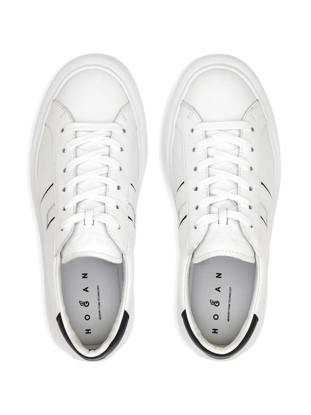 Hogan H691 Logo-Embellished Leather Sneakers
