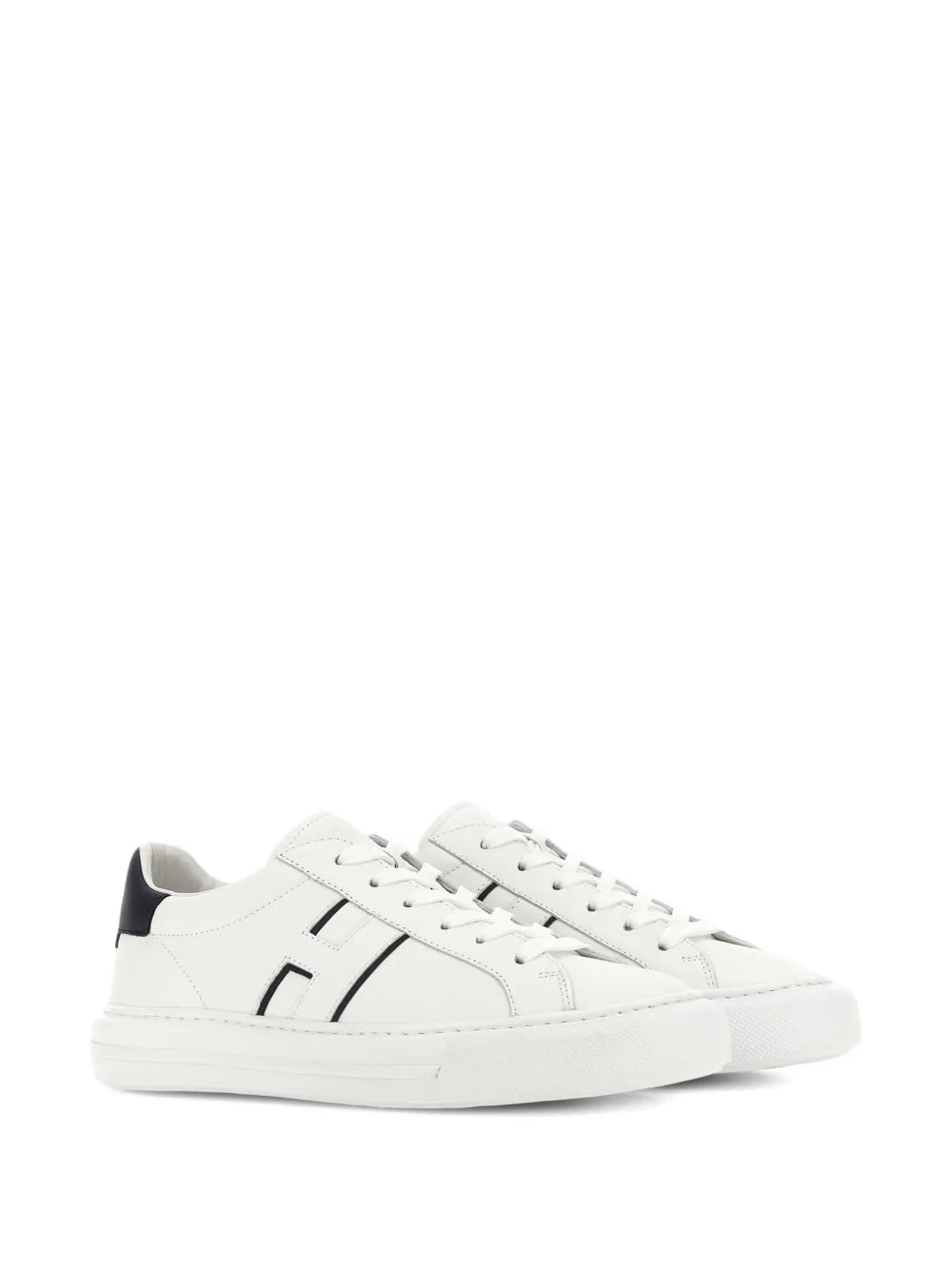 Hogan H691 Logo-Embellished Leather Sneakers