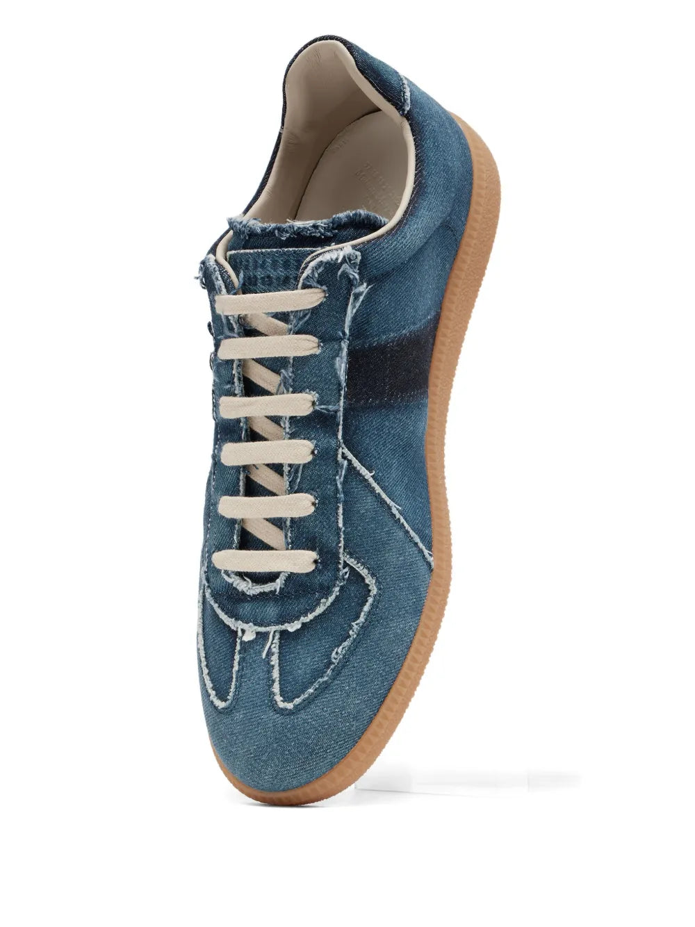 Maison Margiela Ripped Replica Lace-Up Sneakers