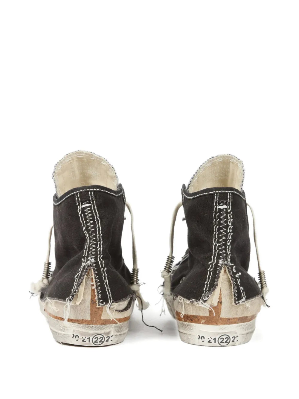 Maison Margiela Distressed High-Top Sneakers