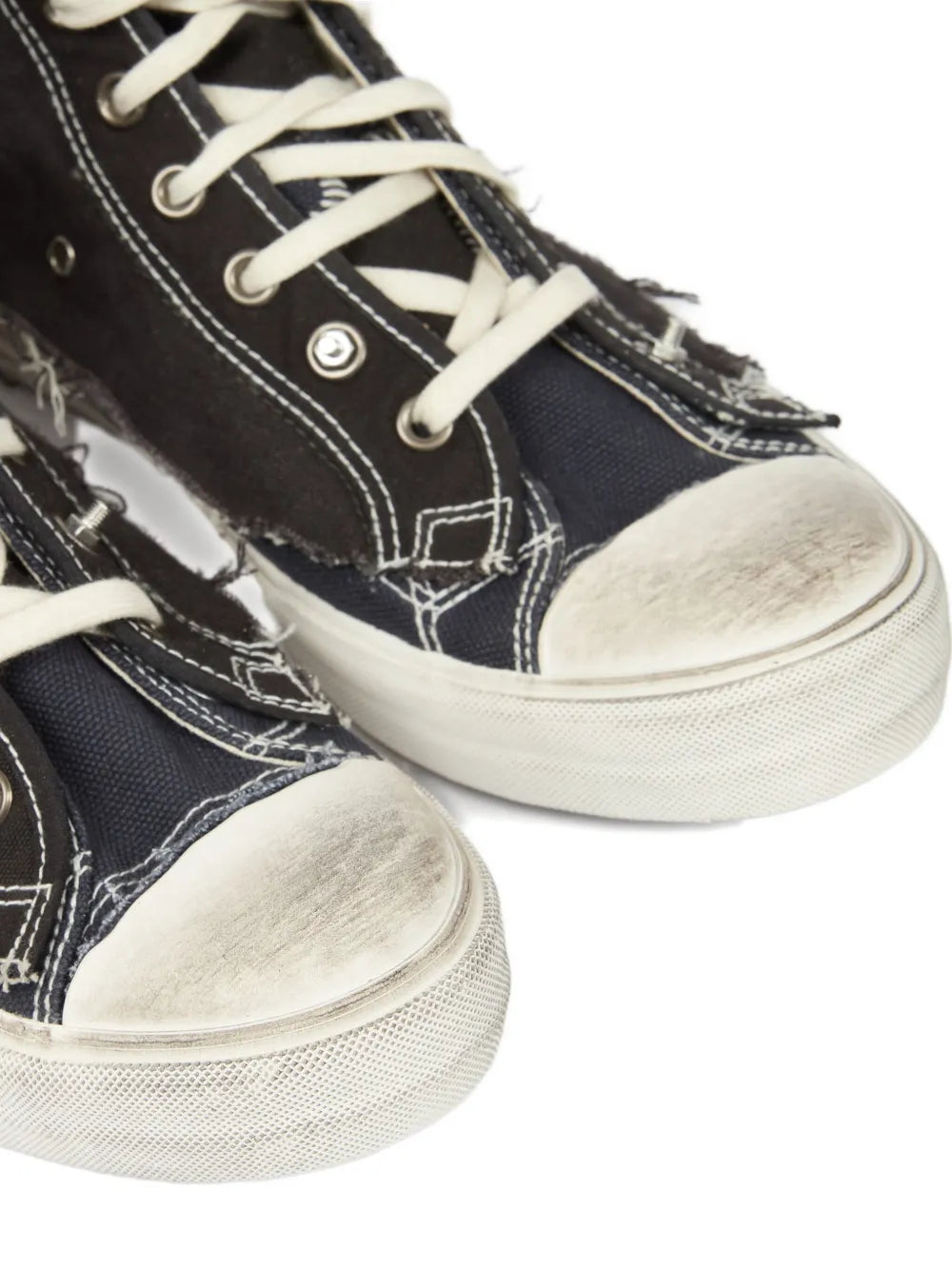 Maison Margiela Distressed High-Top Sneakers