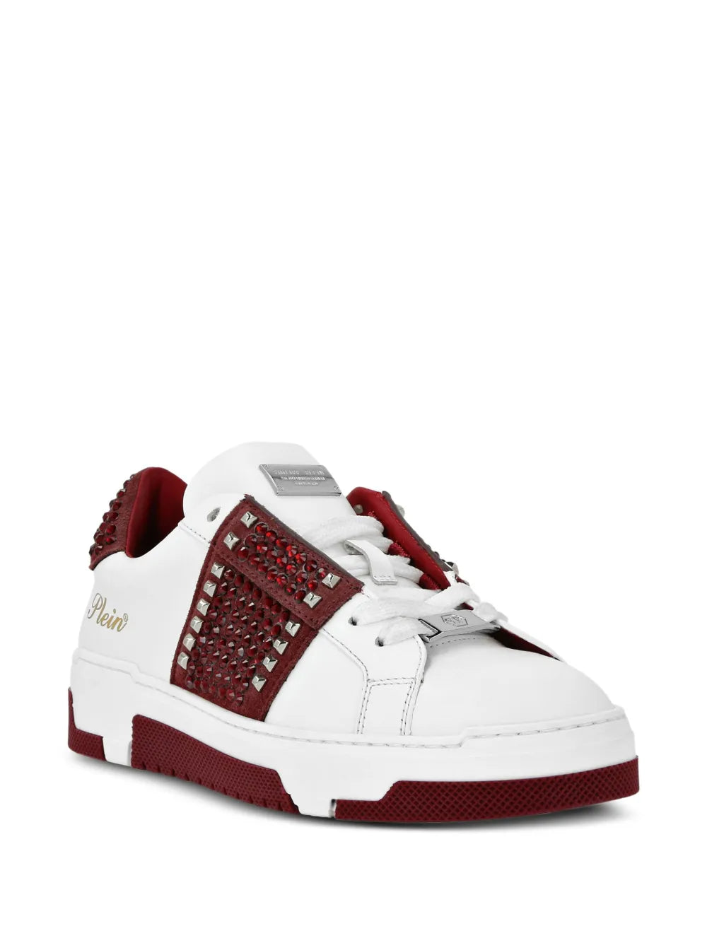 Philipp Plein Stud-Embellished Low-Top Sneakers