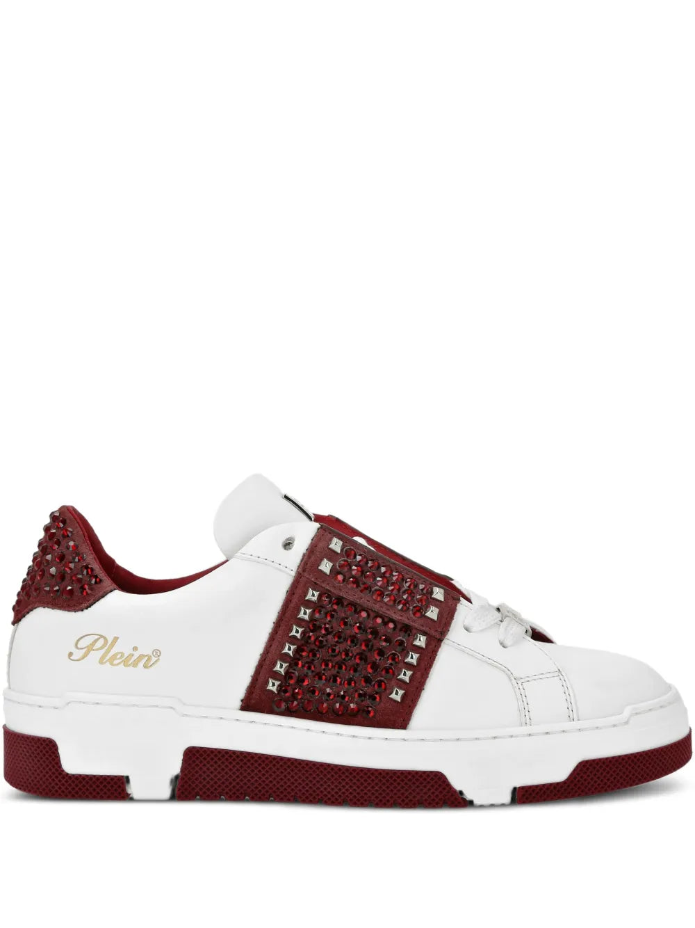 Philipp Plein Stud-Embellished Low-Top Sneakers