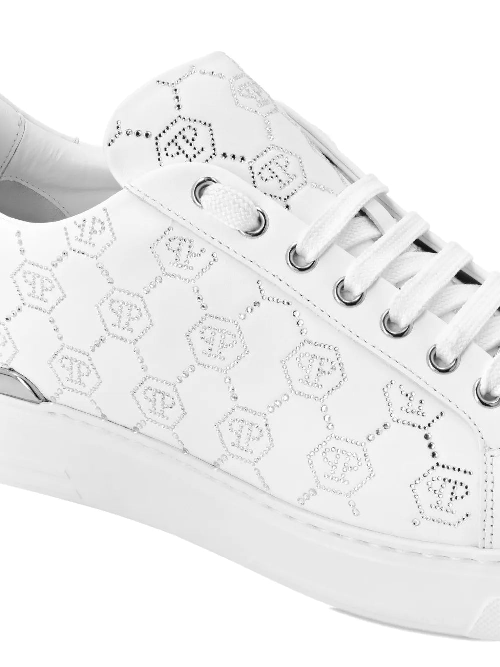 Philipp Plein Carson Monogram Strass Sneakers