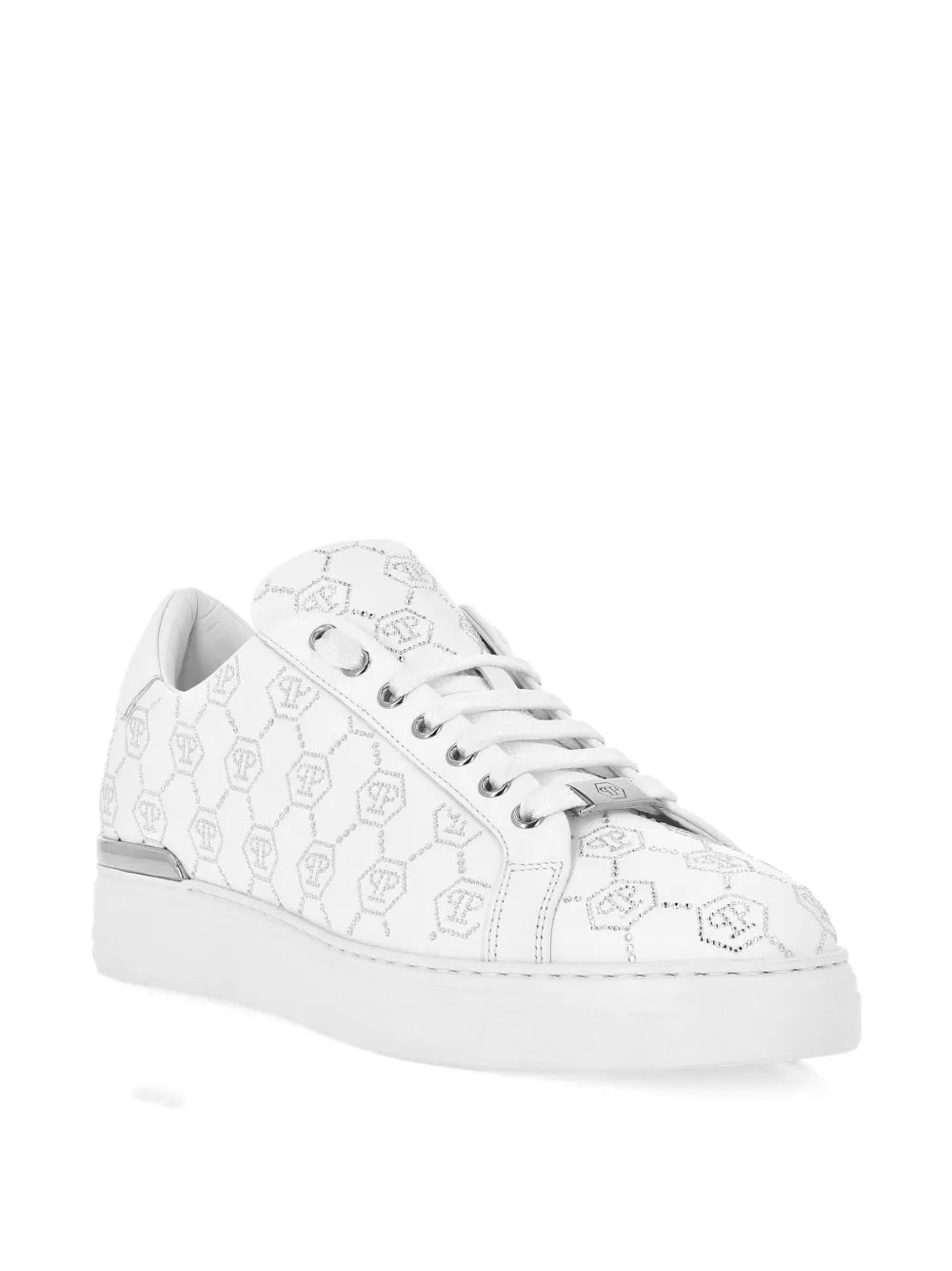 Philipp Plein Carson Monogram Strass Sneakers