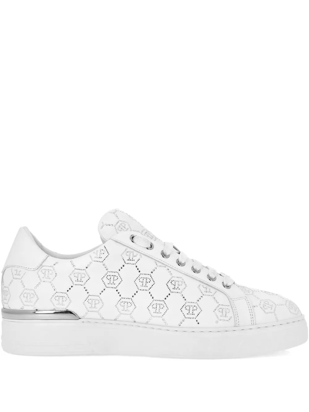 Philipp Plein Carson Monogram Strass Sneakers