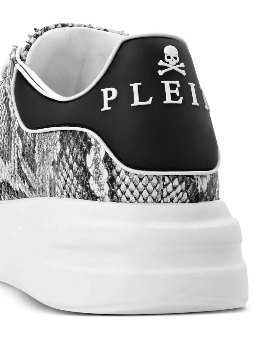Philipp Plein Roccia Python-Print Low-Top Sneakers