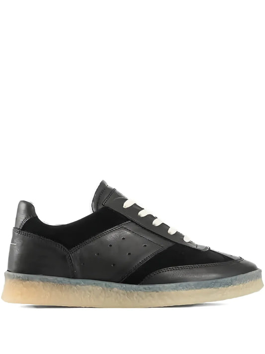 Mm6 Maison Margiela Leather Panelled Sneakers