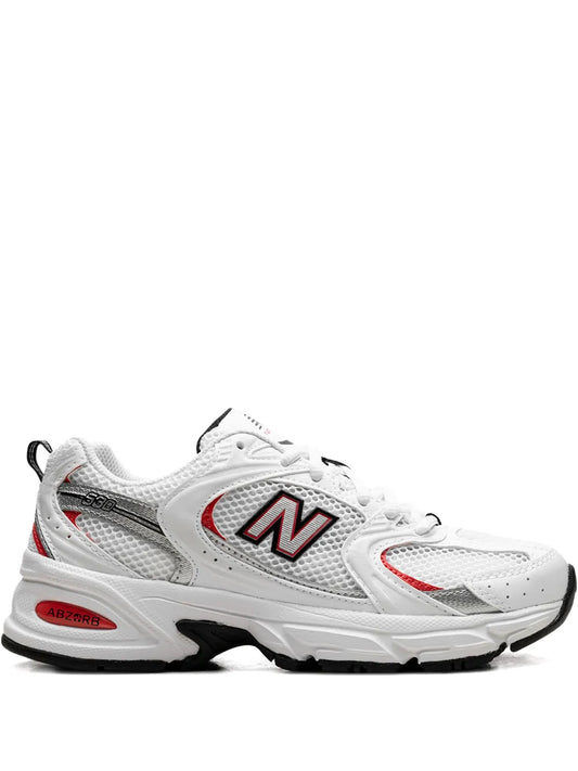 New Balance 530 White/Blast Red Sneakers