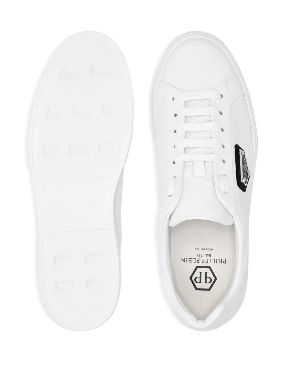 Philipp Plein Leather Sneakers