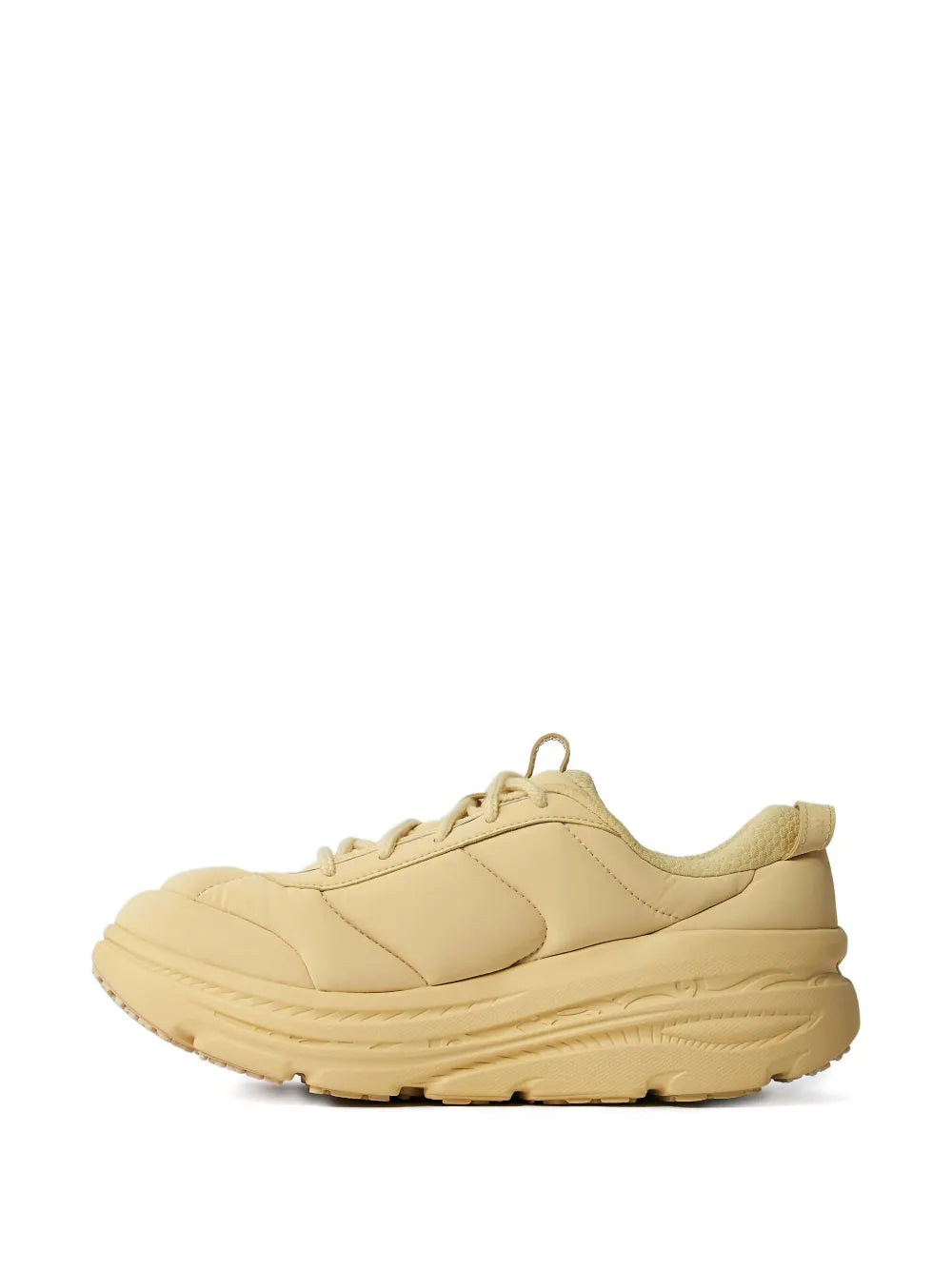 Hoka Bondi Quilted Lace-Up Sneakers
