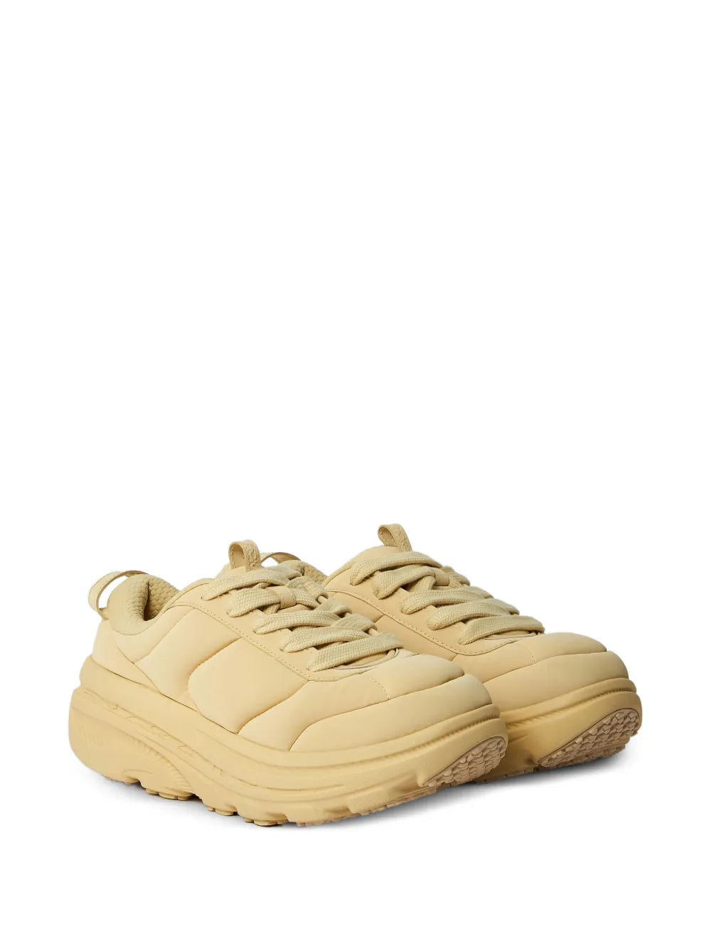 Hoka Bondi Quilted Lace-Up Sneakers