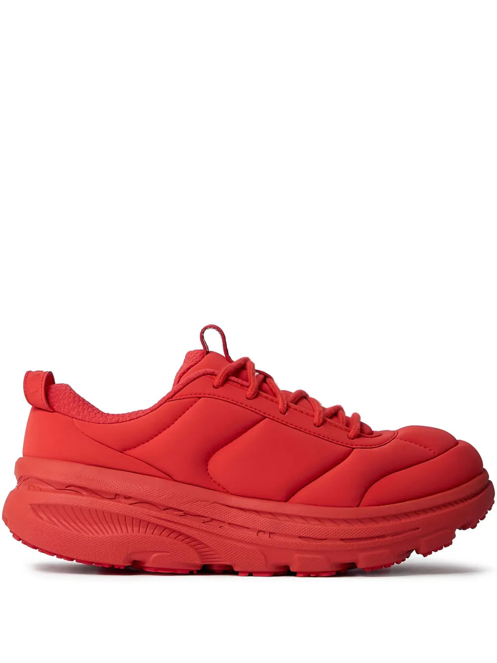 Hoka Bondi Quilted Lace-Up Sneakers