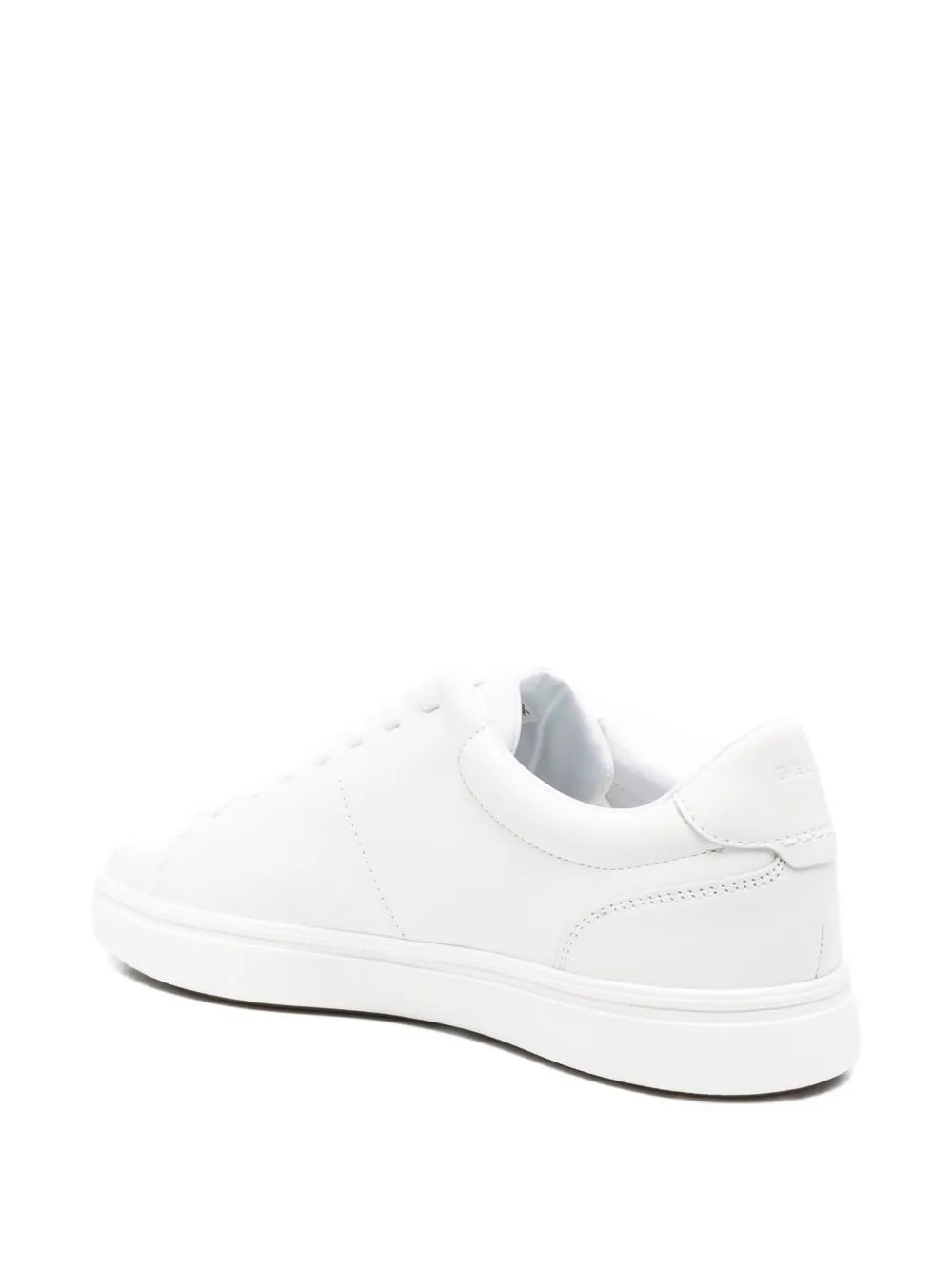 Geox Leather Lace-Up Sneakers