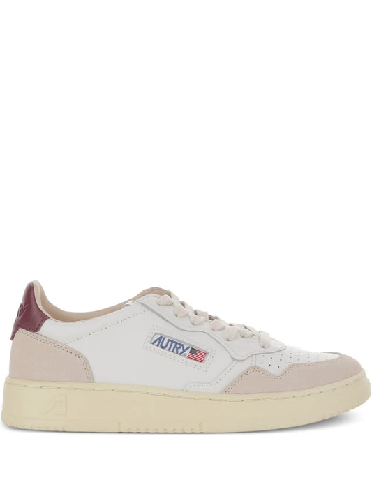 Autry Medalist Leather Suede Sneakers