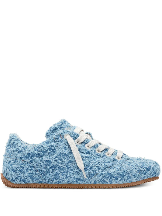Axel Arigato Tact Fuzzy-Textured Lace-Up Sneakers
