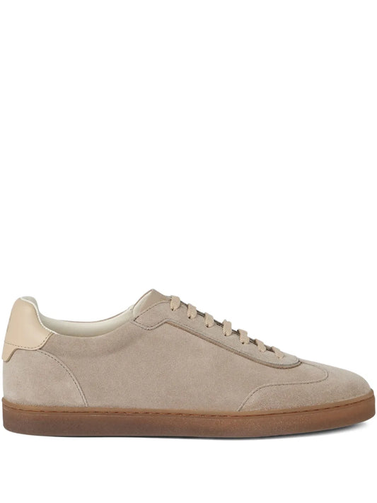 Brunello Cucinelli Suede Low-Top Sneakers