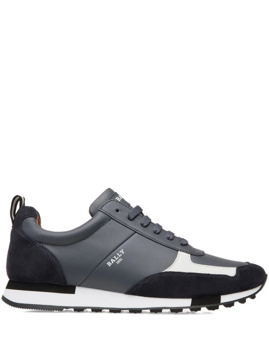 Bally Leather Panelled Low-Tops Sneakers