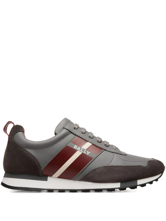 Bally Lace-Up Leather Sneakers