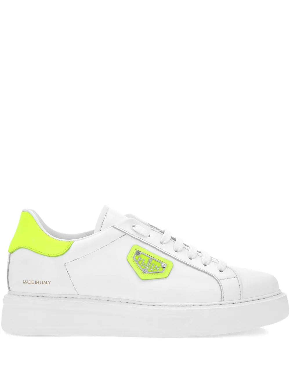Philipp Plein Logo-Plaque Leather Sneakers