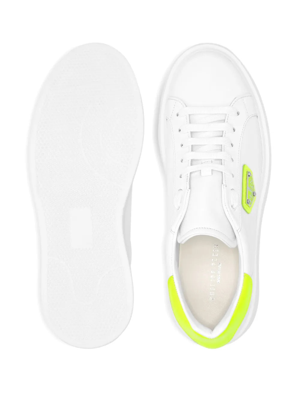 Philipp Plein Logo-Plaque Leather Sneakers