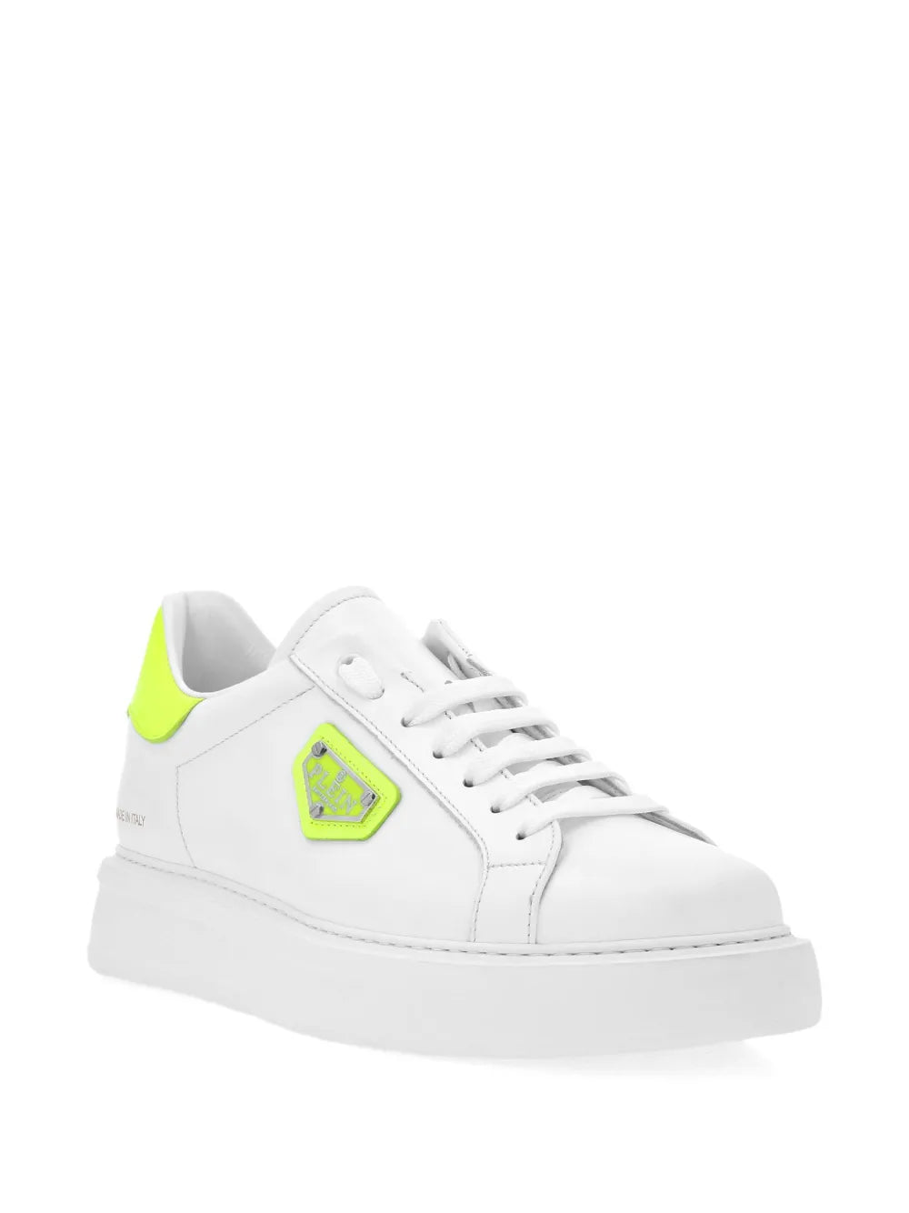 Philipp Plein Logo-Plaque Leather Sneakers