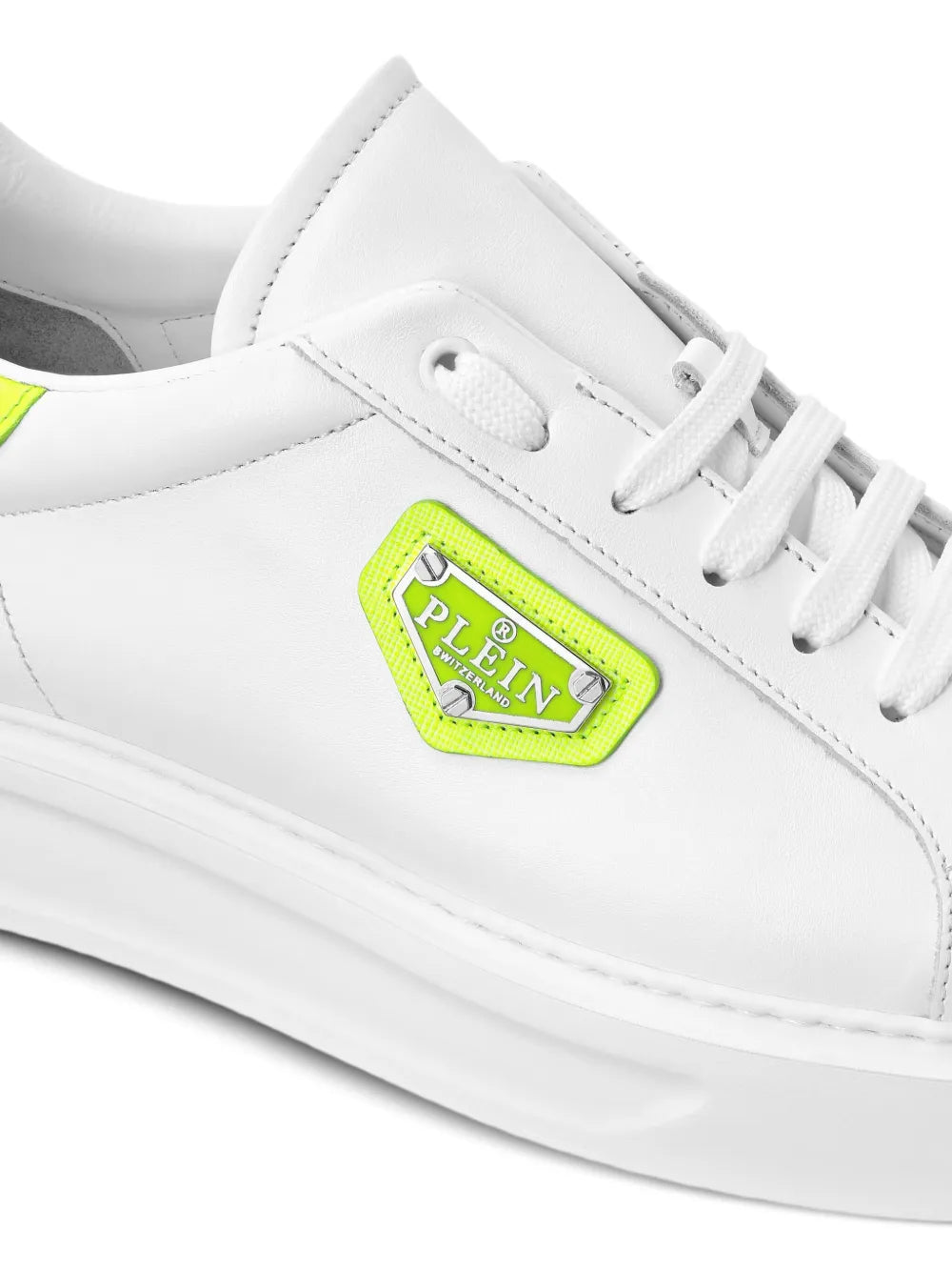 Philipp Plein Logo-Plaque Leather Sneakers