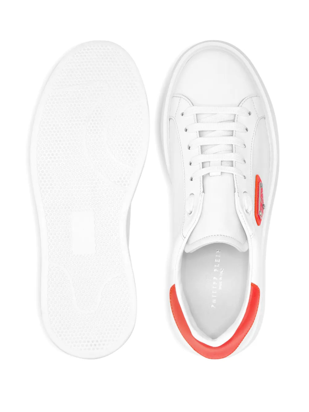 Philipp Plein Logo-Plaque Leather Sneakers