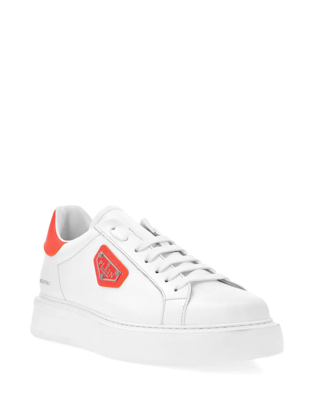 Philipp Plein Logo-Plaque Leather Sneakers