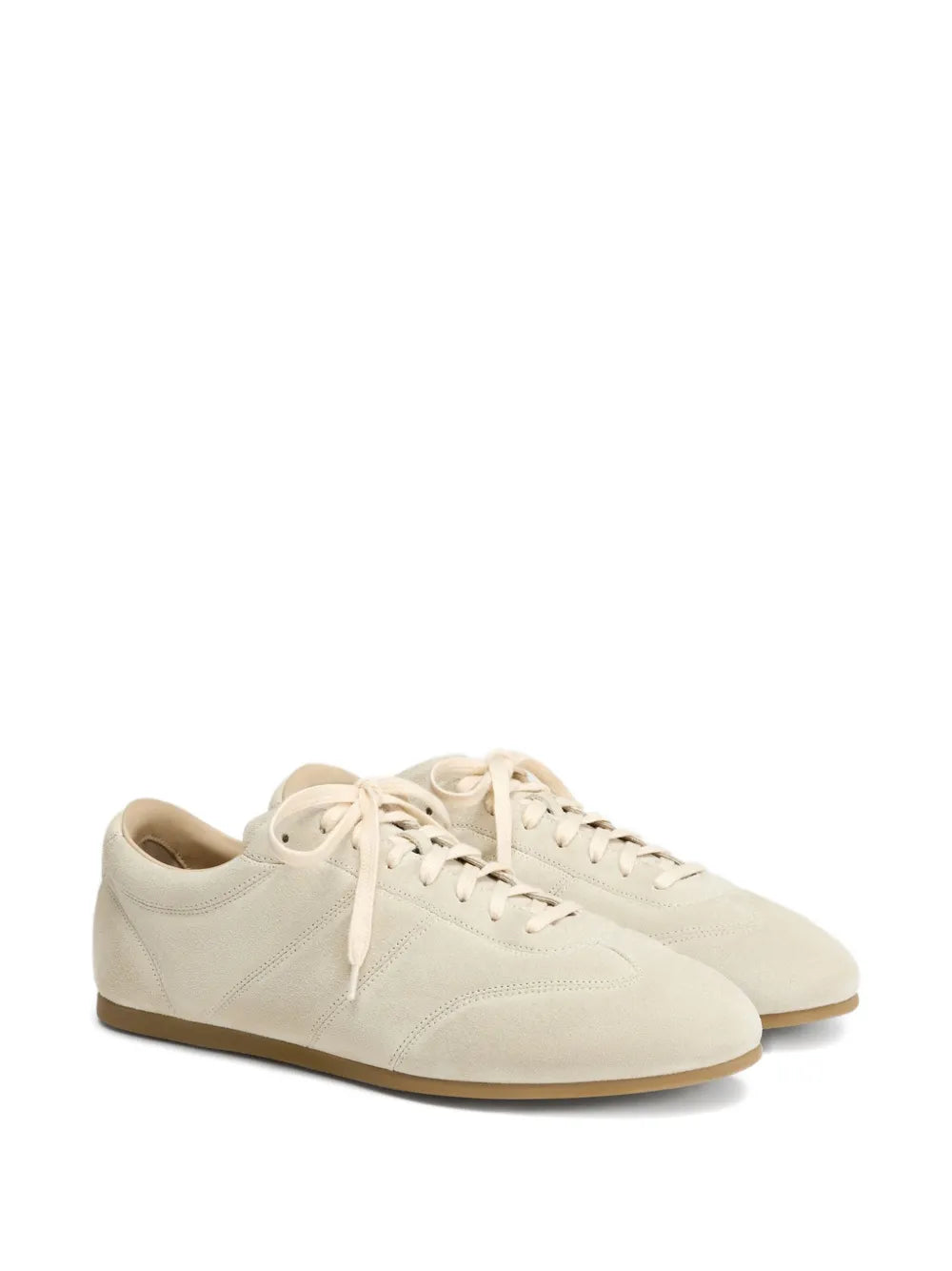 Lemaire Soft Runner Quilted Suede Low-Top Sneakers