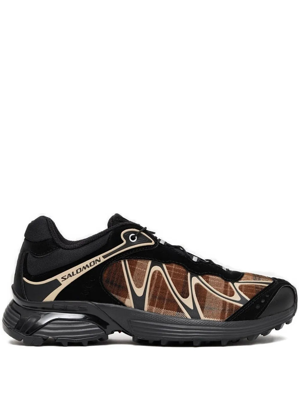 Salomon Plaid Panel Sneakers