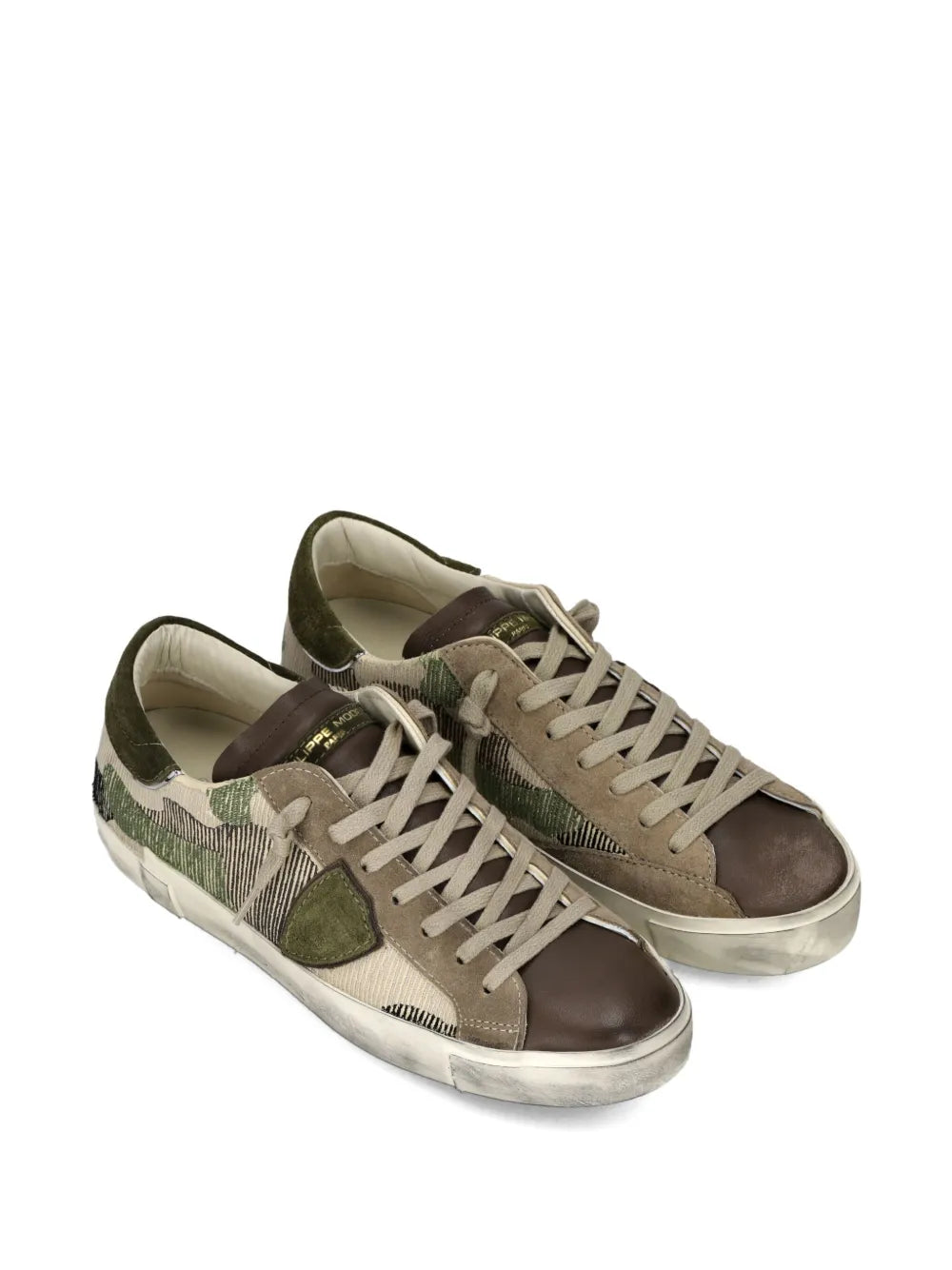 Philippe Model Paris Camouflage-Patterned Low-Top Sneakers
