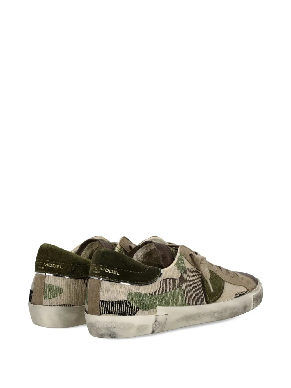 Philippe Model Paris Camouflage-Patterned Low-Top Sneakers