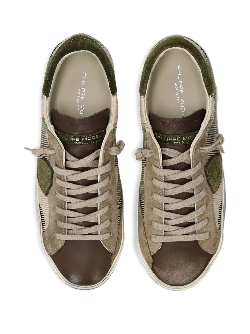 Philippe Model Paris Camouflage-Patterned Low-Top Sneakers