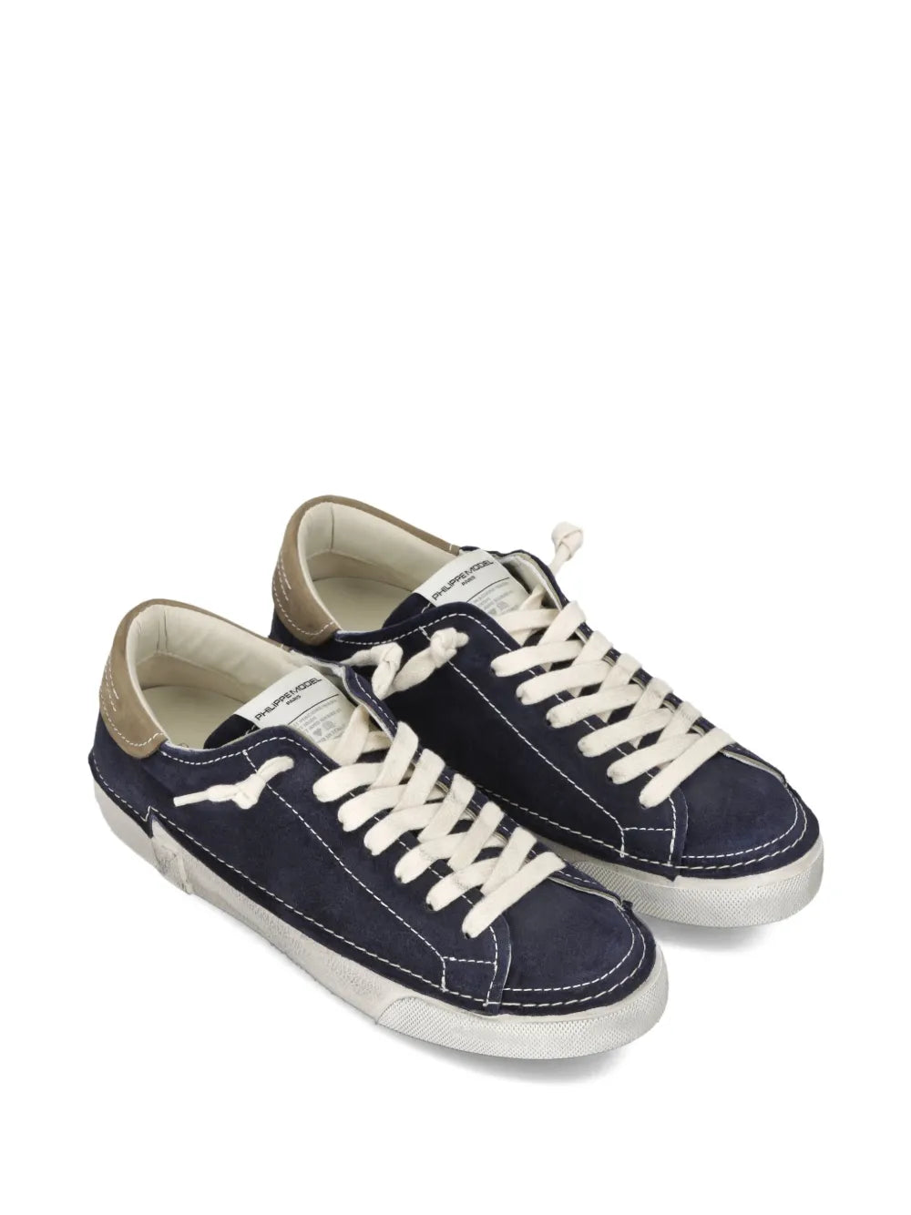 Philippe Model Paris Suede Low-Top Sneakers