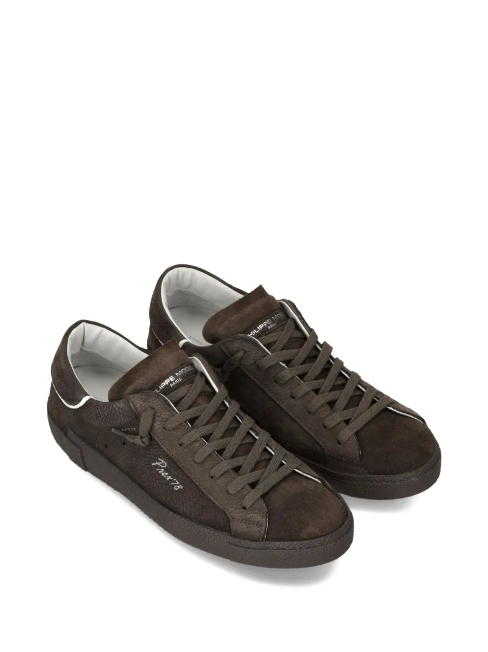 Philippe Model Paris Suede Lace-Up Sneakers