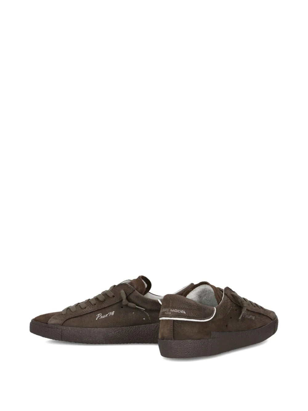 Philippe Model Paris Suede Lace-Up Sneakers