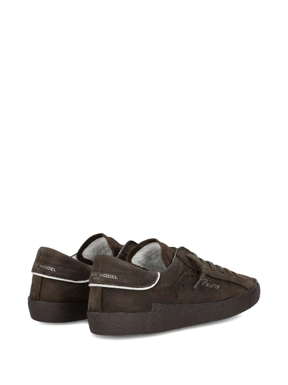 Philippe Model Paris Suede Lace-Up Sneakers