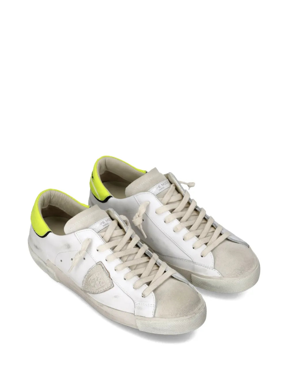 Philippe Model Paris Prsx Leather Patchwork Low-Top Sneakers